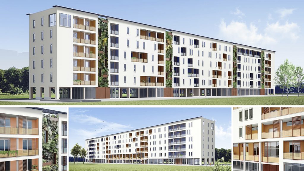 houseing 01 concurso de vivienda social en altura, Milan, Italia, por OUSIA Arquitectos y otros