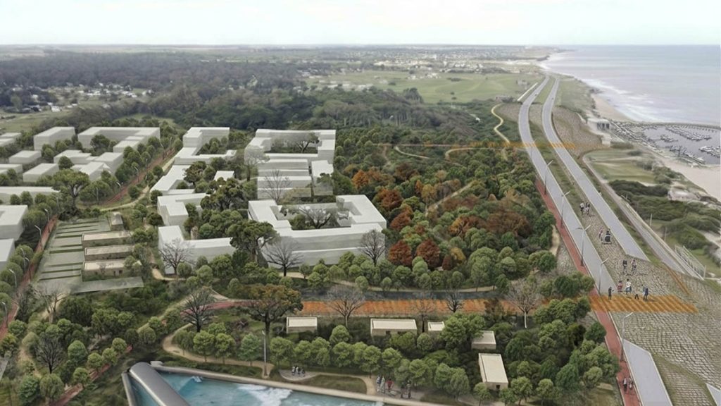 miramar 02 propuesta de urbanización en concurso de ideas para la costa de Miramar, por OUSIA Arquitectos