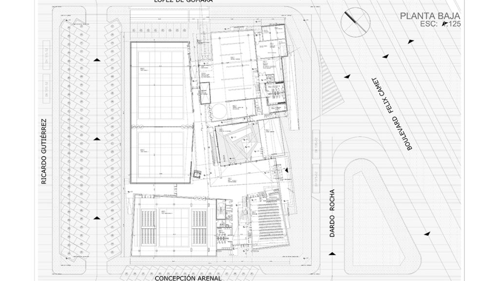 mpac01 planos de concurso de museo de arte contemporáneo, Mar del Plata, por OUSIA Arquitectos y otros